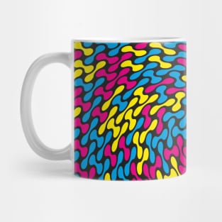 Twisted Metaballs Pattern (CMYK) Mug